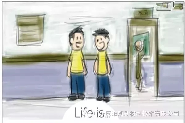 人生就是。。。 和好朋友在教室外面一起罰站